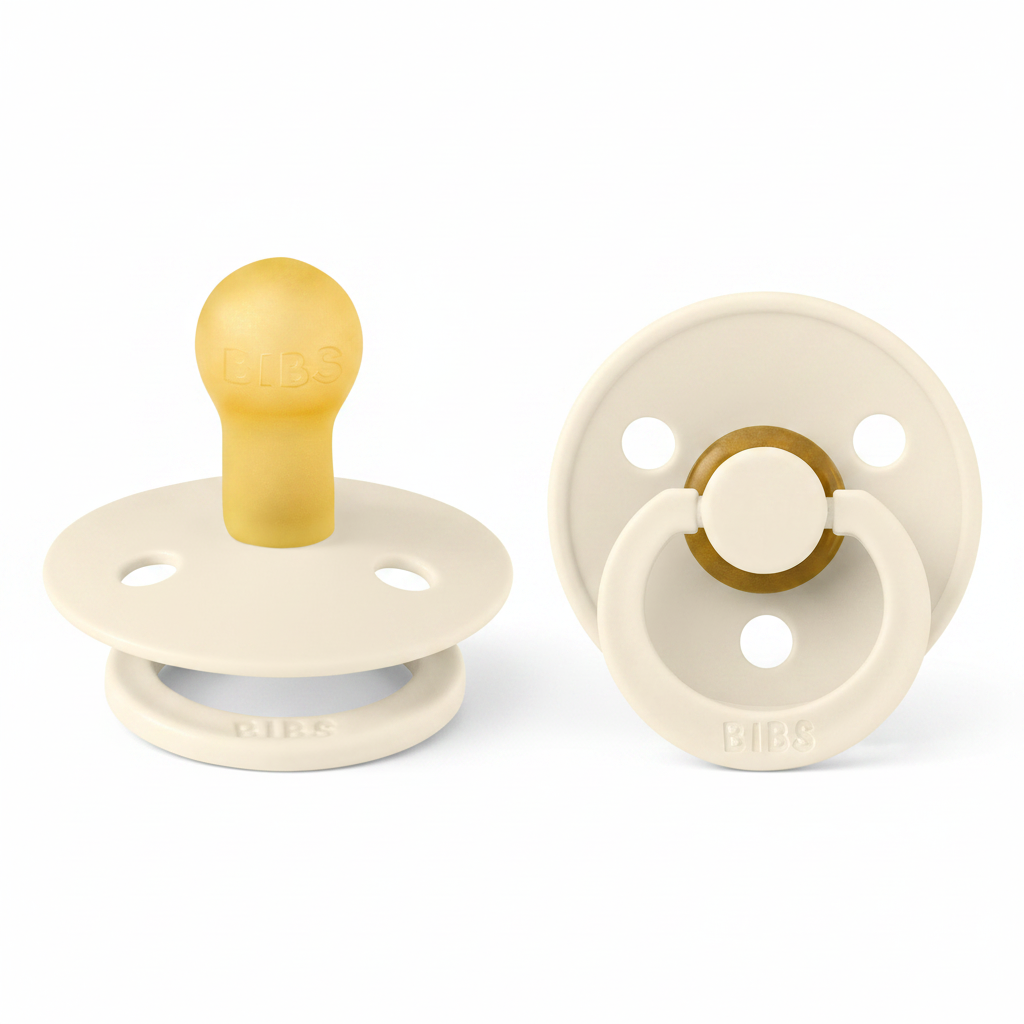 BIBS Colour Pacifier 2-Pack (Ivory)