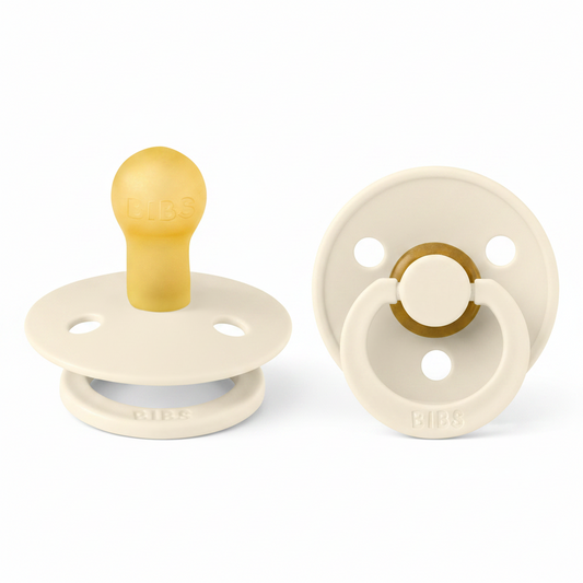 BIBS Colour Pacifier 2-Pack (Ivory)