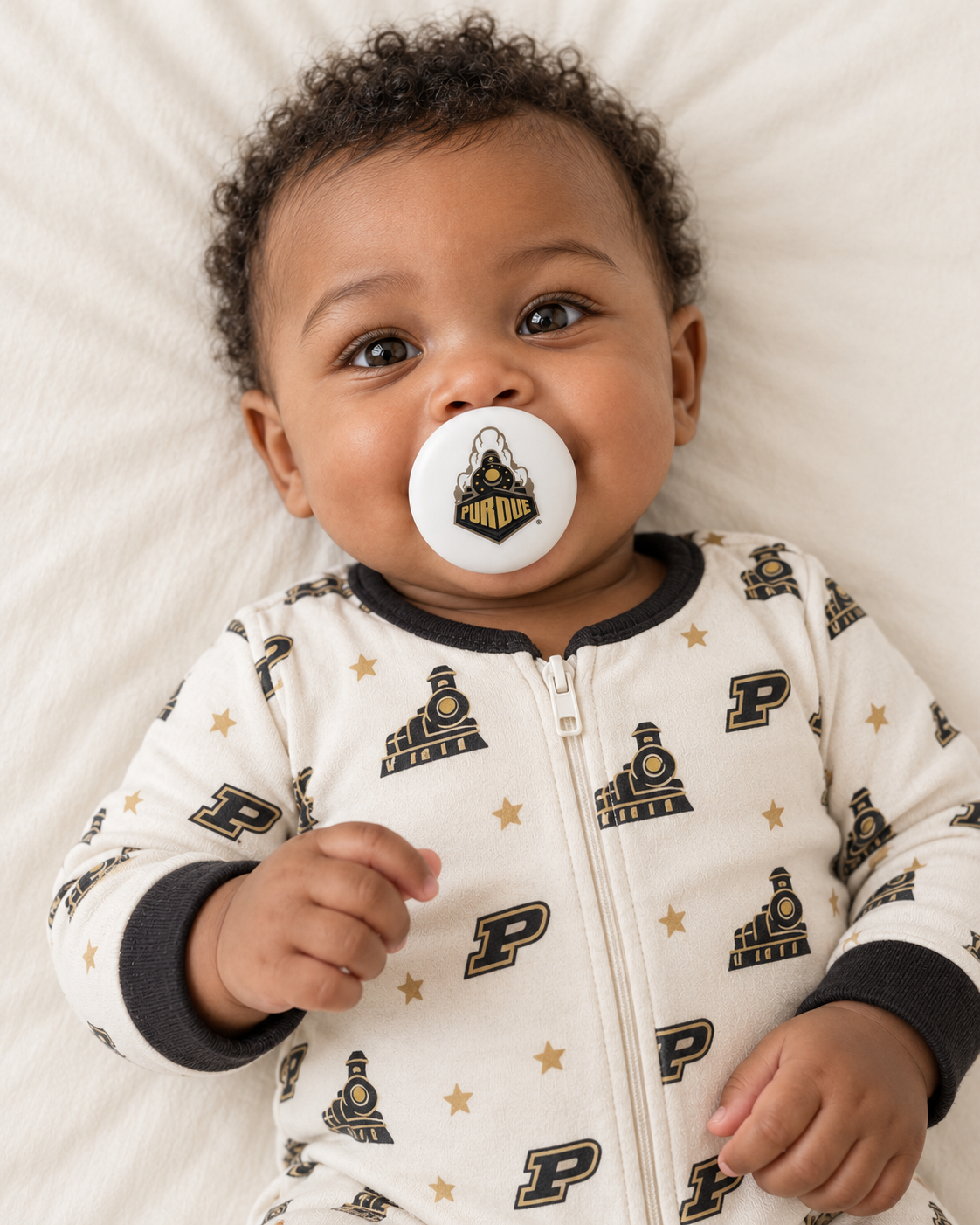 Purdue University - Boilermaker Special pacifier cover lifestyle photo