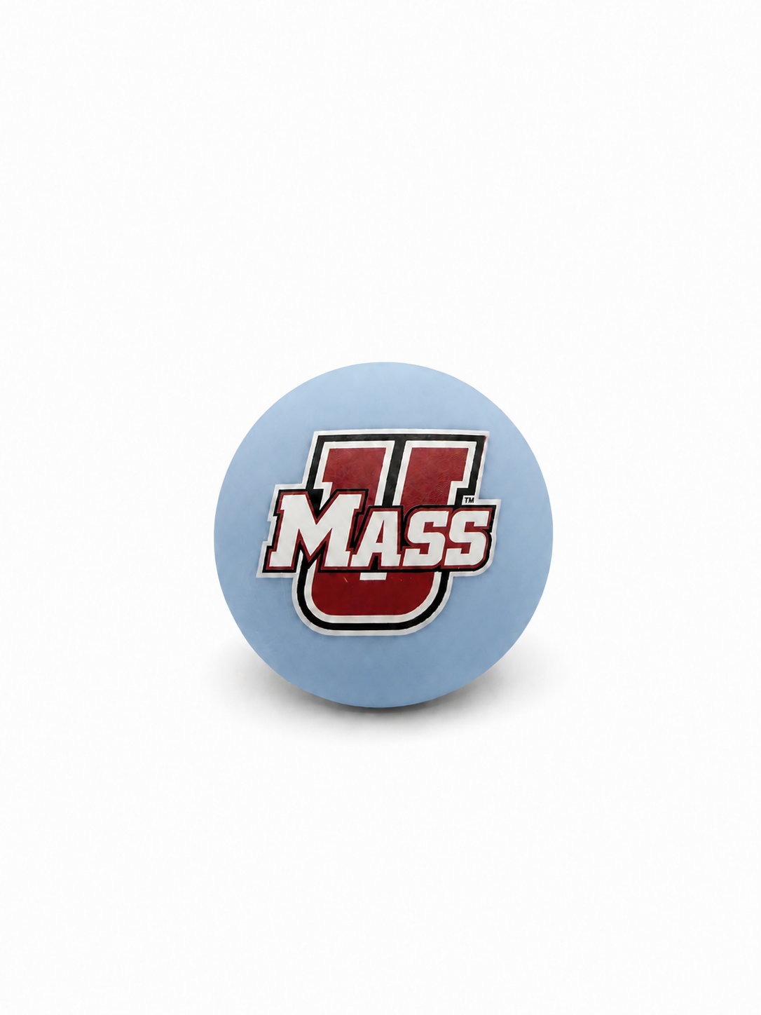 University of Massachusetts UMass Primary pacifier cover design, alternate view