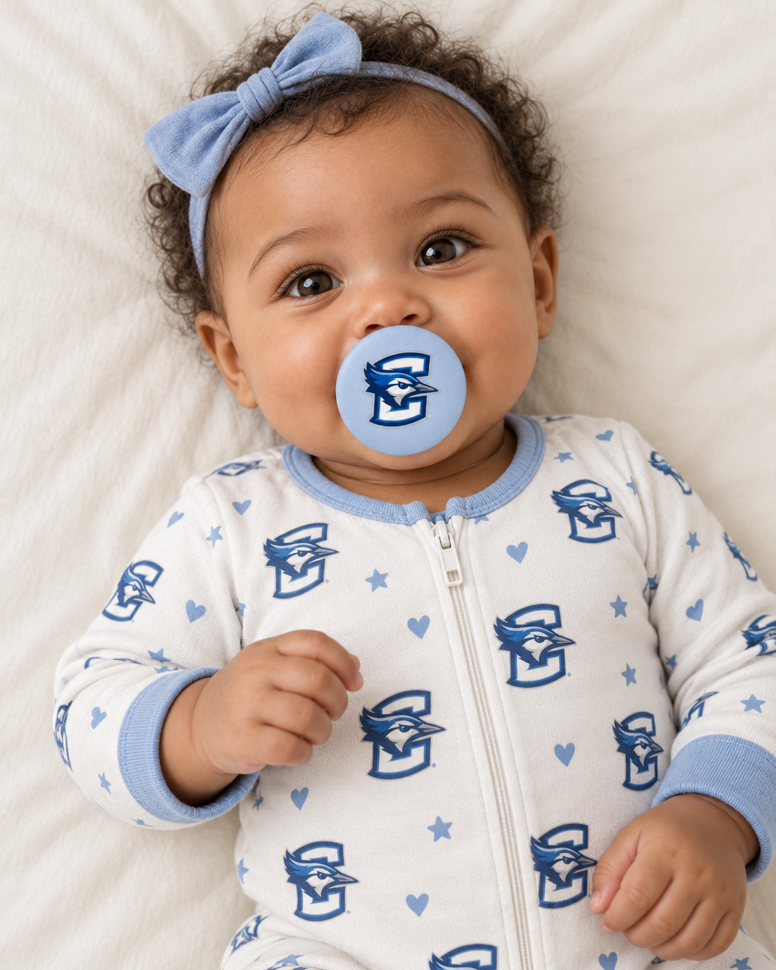 Creighton University - Creighton pacifier cover lifestyle photo