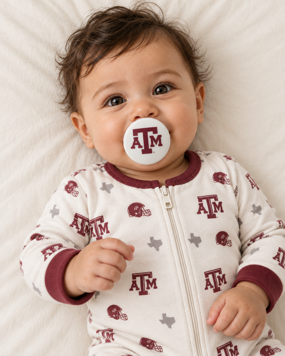 Texas A&M University - Texas A&M pacifier cover lifestyle photo