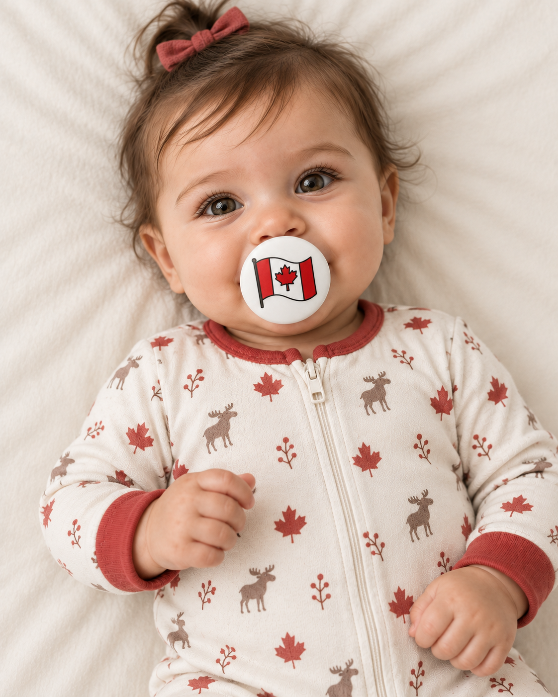 Canada pacifier cover lifestyle photo