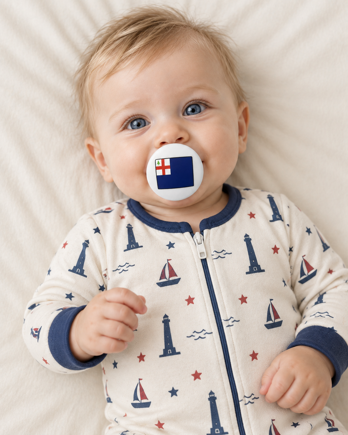 Bunker Hill (Charlestown, MA) pacifier cover lifestyle photo
