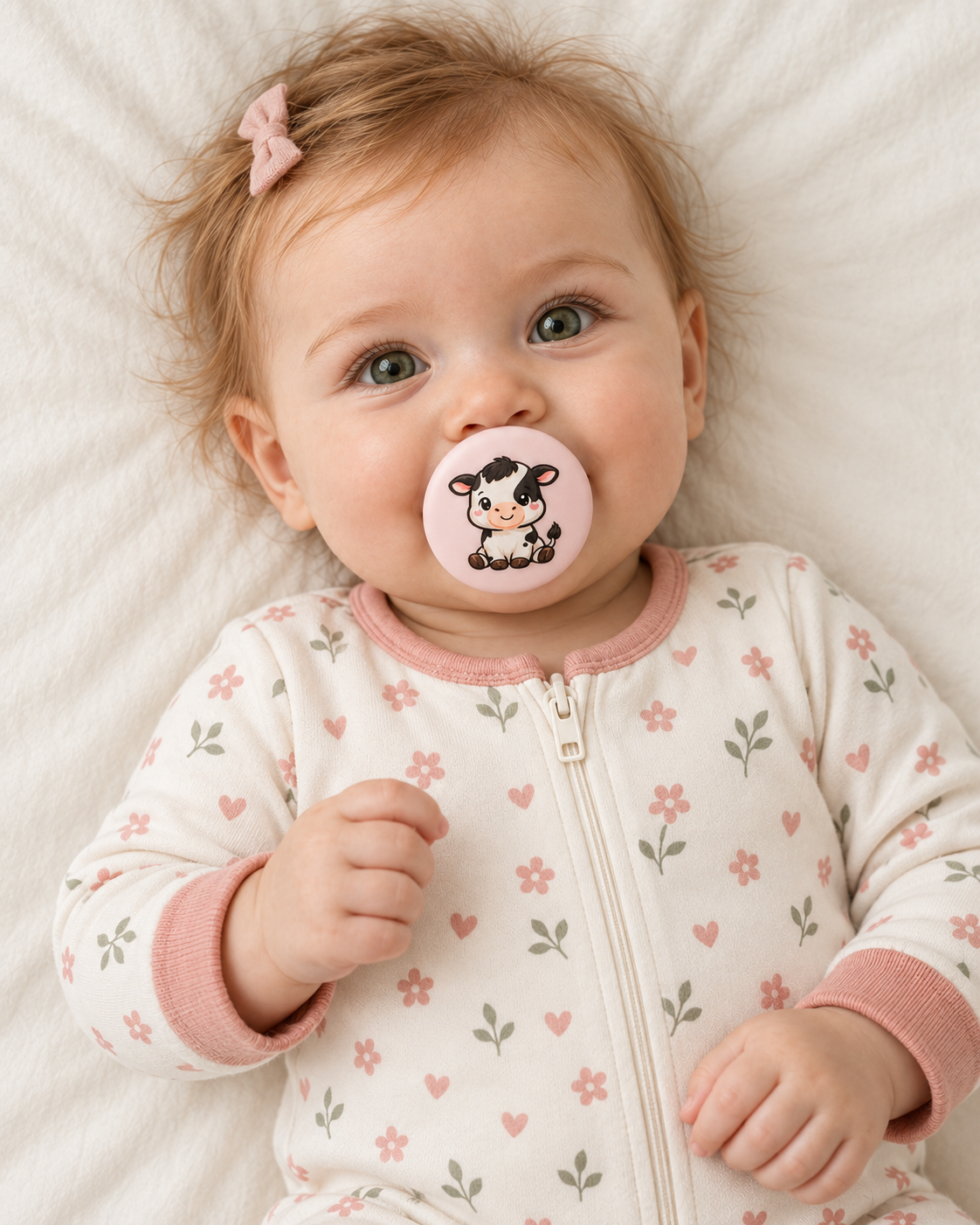 Freckles pacifier cover lifestyle photo