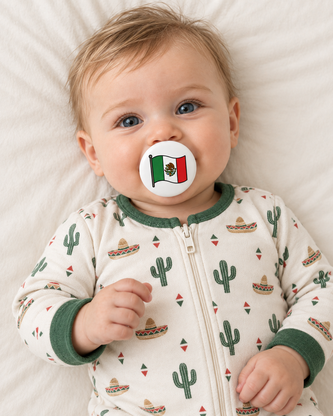 Mexico pacifier cover lifestyle photo