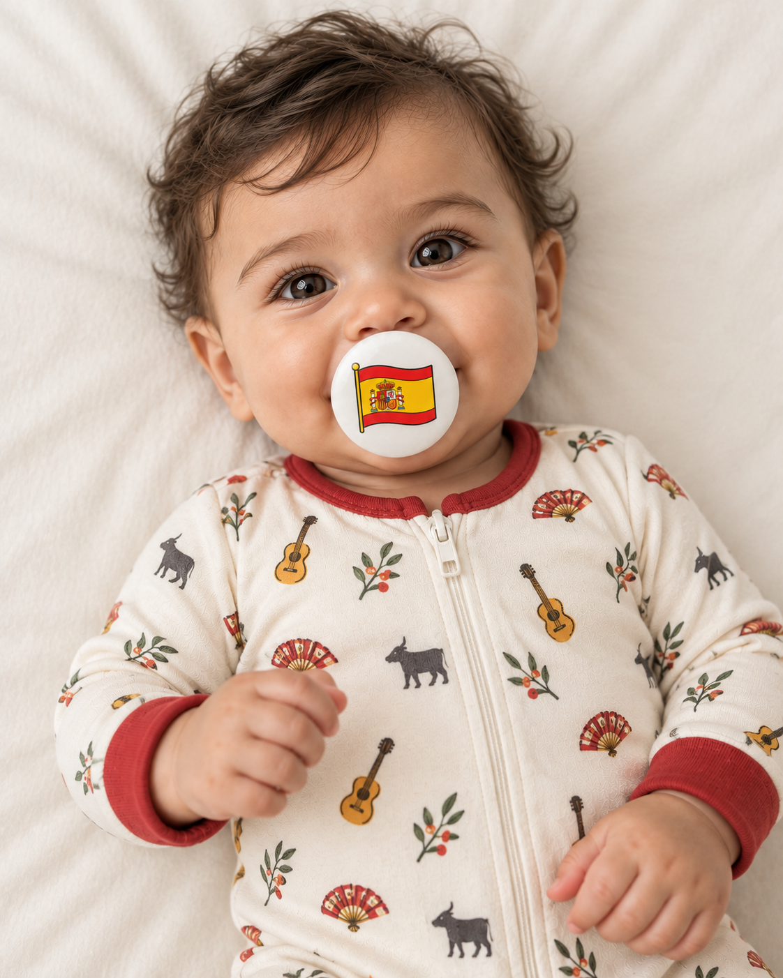 Spain pacifier cover lifestyle photo