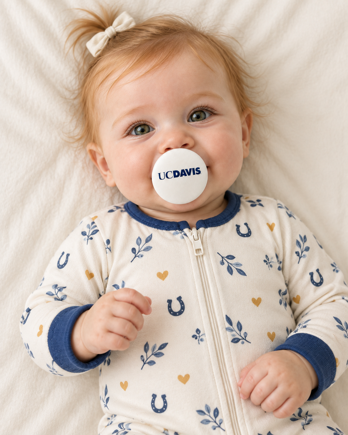 University of California, Davis - UC Davis pacifier cover lifestyle photo